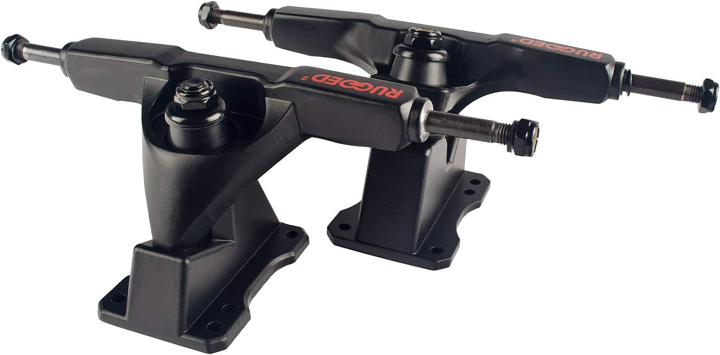 Set de Trucks de Skate Rugged Surf V2 - Noir 1 Set de Trucks de Skate Rugged Surf V2 - Noir