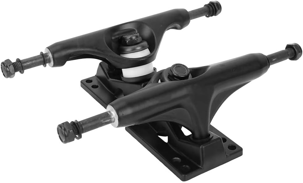 2Pcs Trucks Professionnels Alomejor pour Skateboard et Longboard, 4 Roues 1 2Pcs Trucks Professionnels Alomejor pour Skateboard et Longboard, 4 Roues