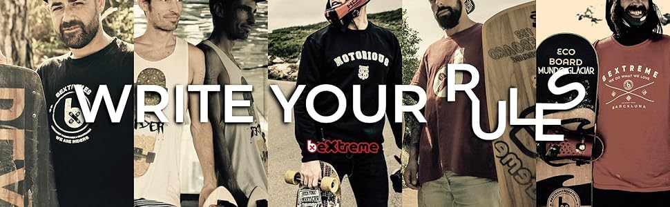 Trucks Longboard BEXTREME 180 mm Aluminium Paris 7" 7 Banière