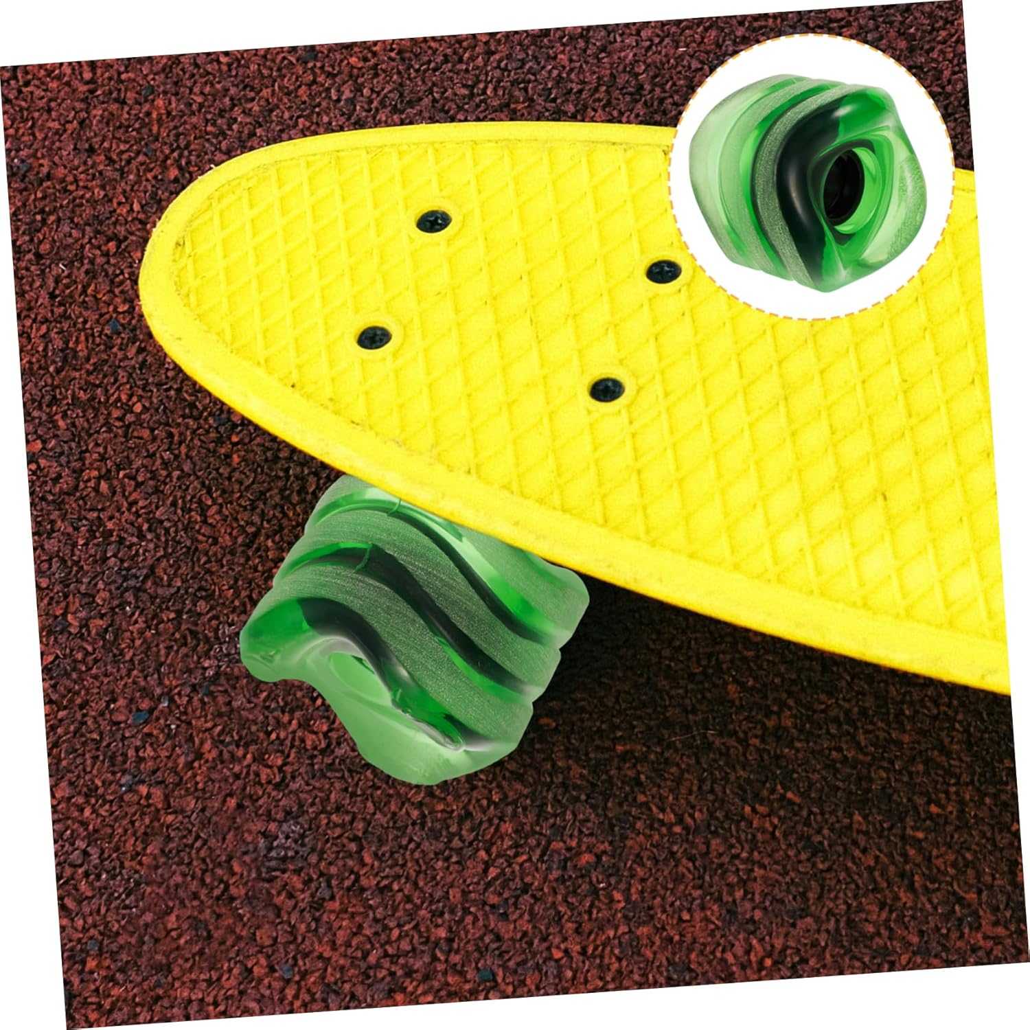 BESPORTBLE - Jeu de 4 Roues Incurvées de Remplacement pour Longboard et Skateboard 2 BESPORTBLE - Jeu de 4 Roues Incurvées de Remplacement pour Longboard et Skateboard – Image 2