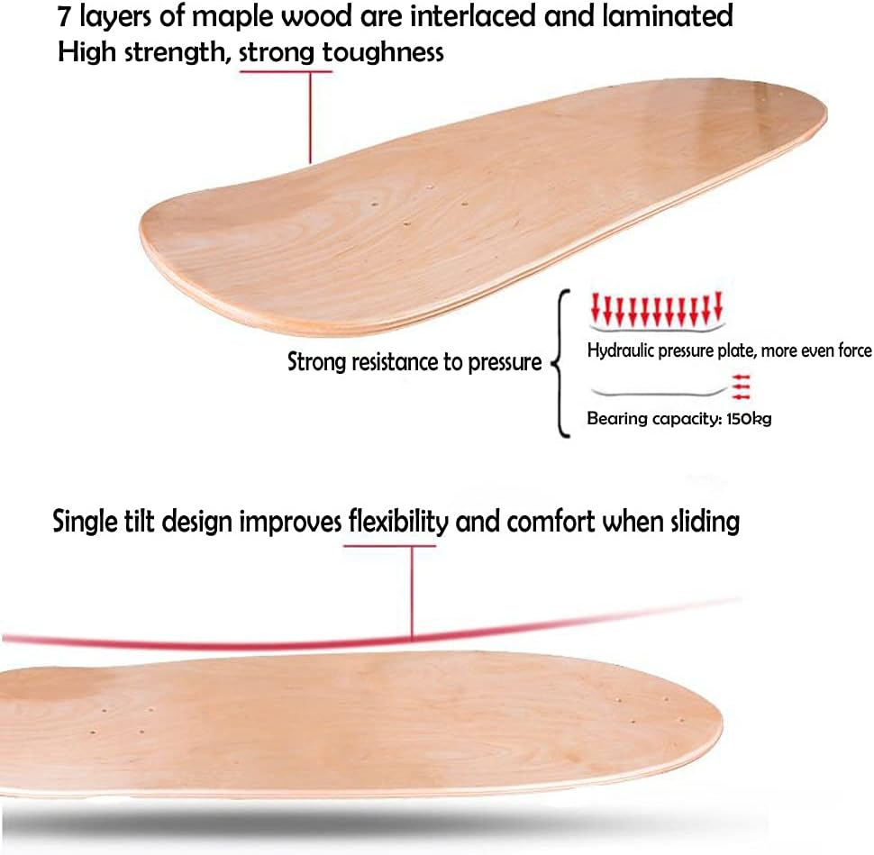 Skateboard Surfskate Carving Pumping CX7 82×26cm, Trucks Flexibles, Deck 7 Couches Érable, Roulements ABEC 11 pour Tous Âges 5 Skateboard Surfskate Carving Pumping CX7 82×26cm, Trucks Flexibles, Deck 7 Couches Érable, Roulements ABEC 11 pour Tous Âges – Image 5