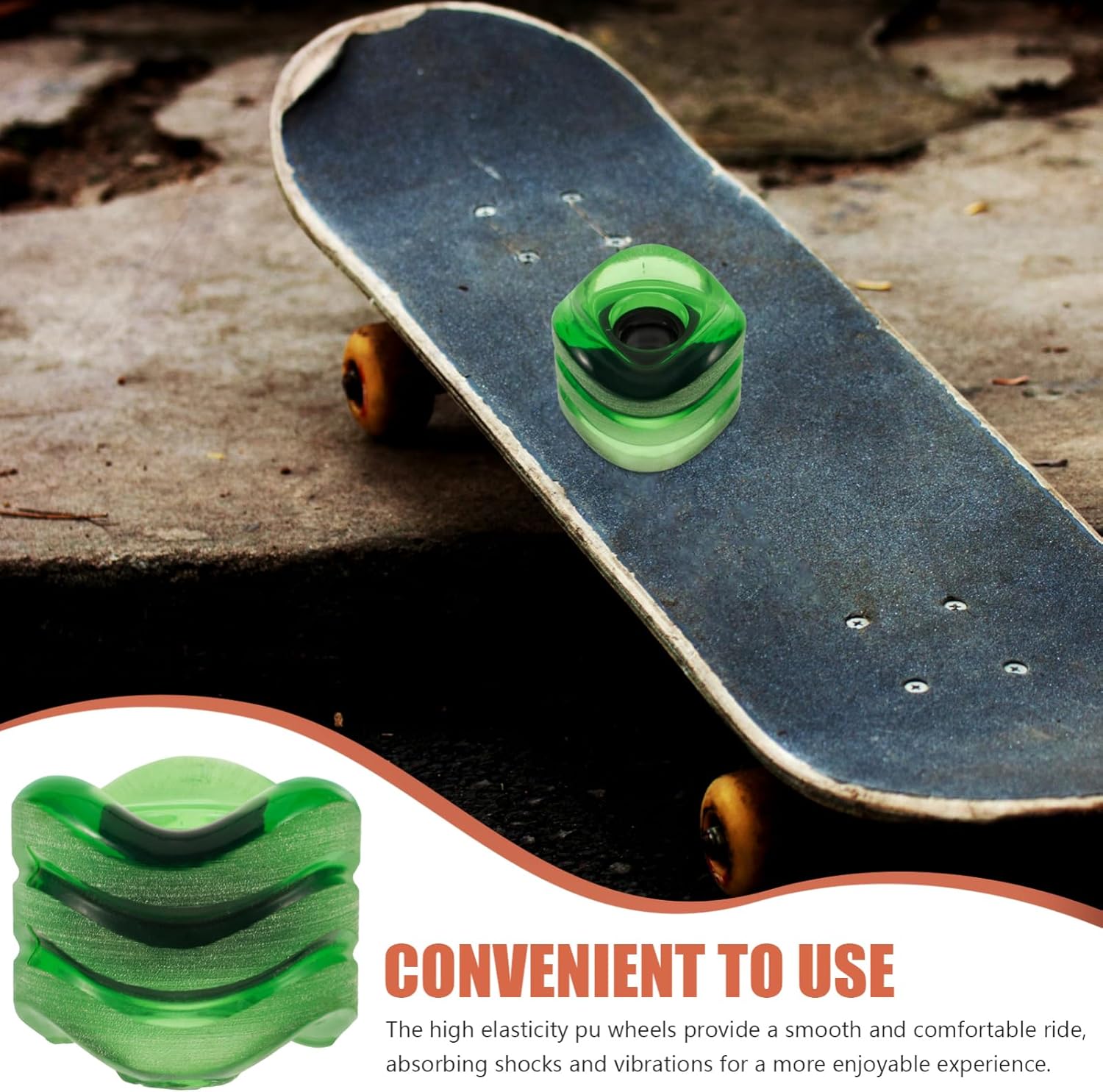 KITANDOVE Roue de Skateboard/Longboard - Remplacement Roues Vague 8 KITANDOVE Roue de Skateboard/Longboard - Remplacement Roues Vague – Image 8
