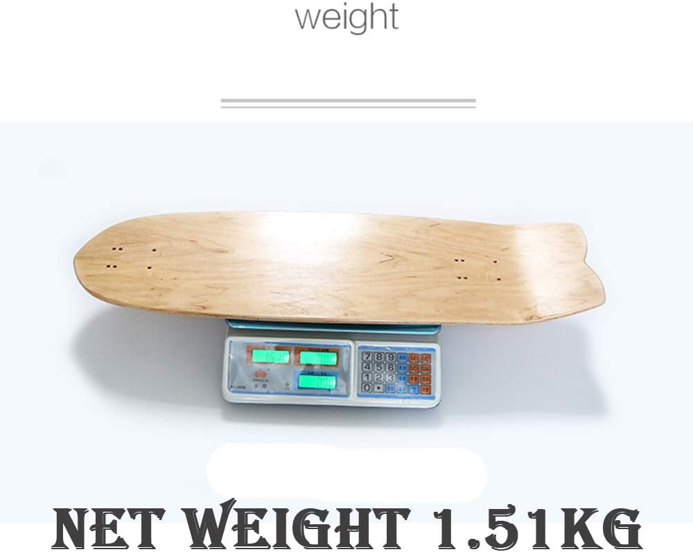 Planche à roulettes rétro 33" en érable pour tous niveaux et âges 6 Planche à roulettes rétro 33" en érable pour tous niveaux et âges – Image 6