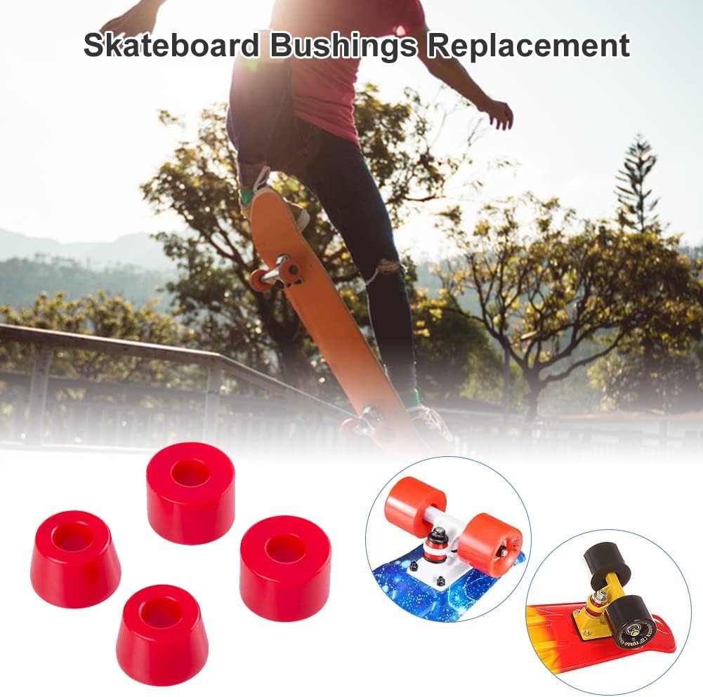 Ensemble de 4 Bagues pour Trucks de Skateboard et Longboard QEEROYO 6 Ensemble de 4 Bagues pour Trucks de Skateboard et Longboard QEEROYO – Image 6
