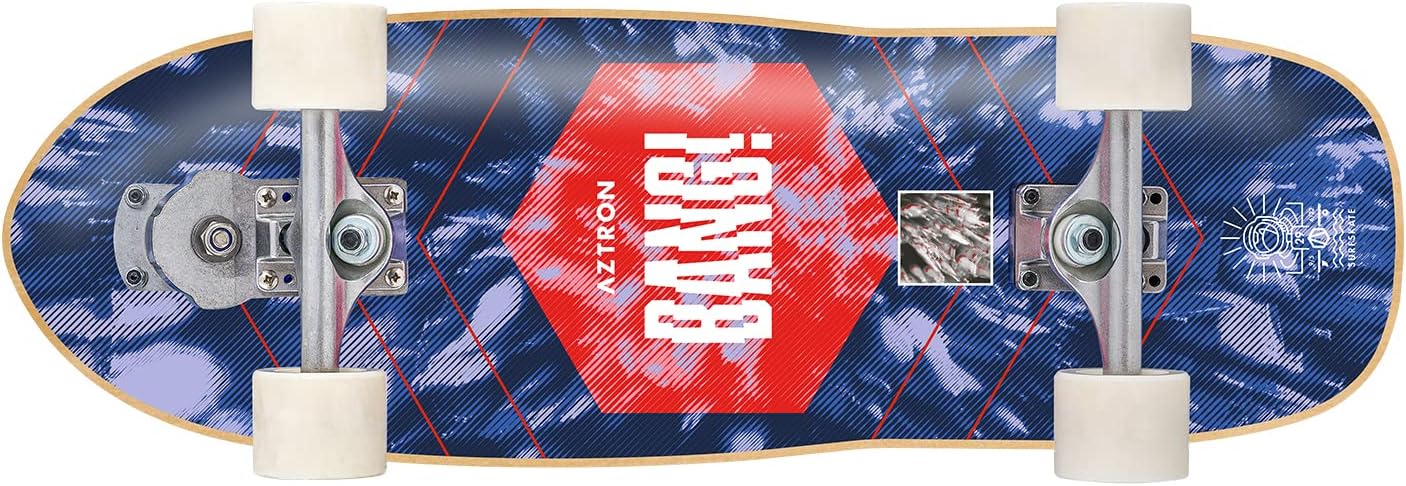 Surfskate Adulte Aztron Bang 29 Multicolore, Taille S 4 Surfskate Adulte Aztron Bang 29 Multicolore, Taille S – Image 4