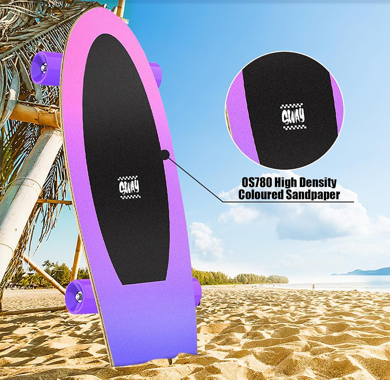 Surfskate 32" Complet S5 avec Équipement et Sac à Dos - Unisexe Adulte & Enfants 5 Surfskate 32" Complet S5 avec Équipement et Sac à Dos - Unisexe Adulte & Enfants – Image 5