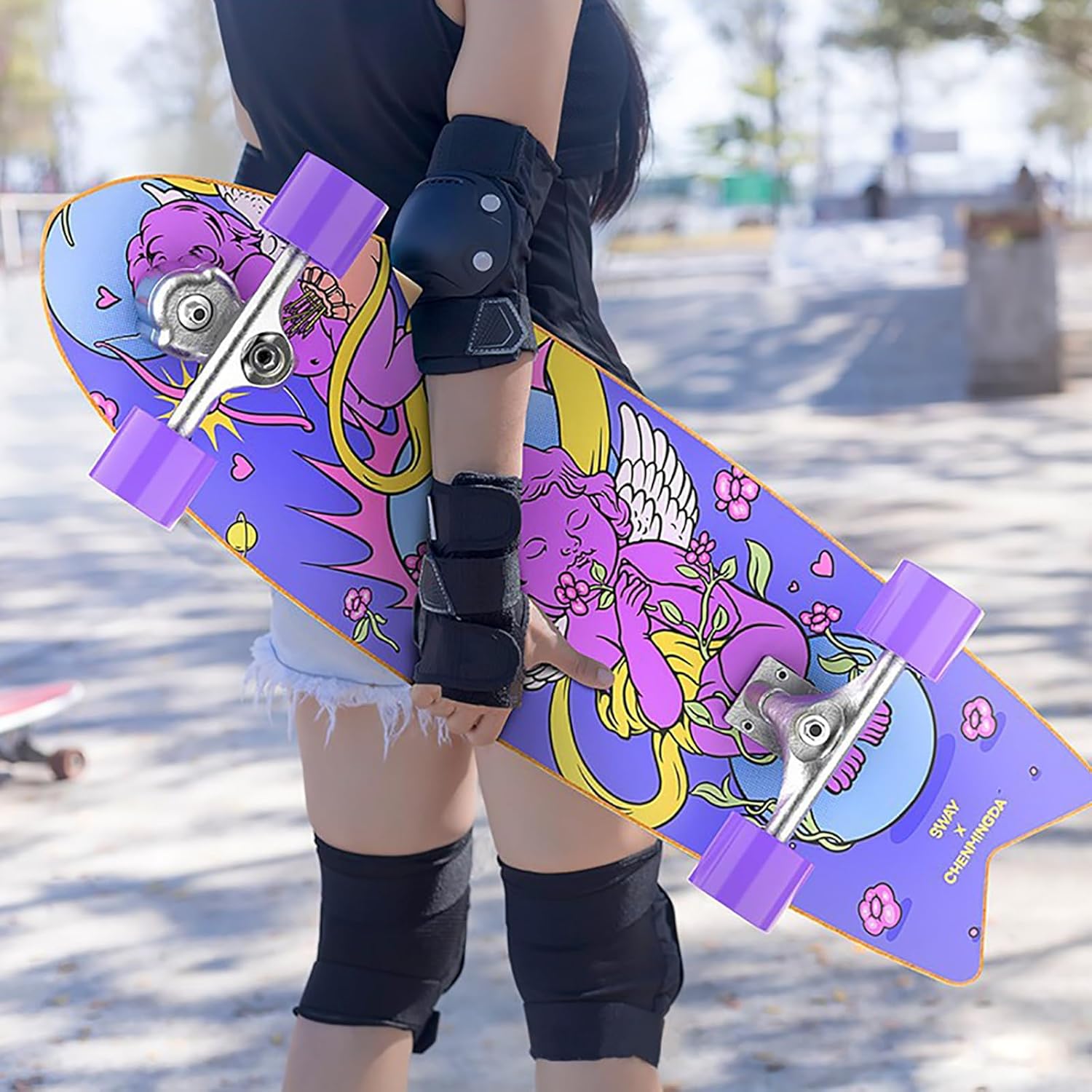 Surfskate 32" Complet S5 avec Équipement et Sac à Dos - Unisexe Adulte & Enfants 7 Surfskate 32" Complet S5 avec Équipement et Sac à Dos - Unisexe Adulte & Enfants – Image 7