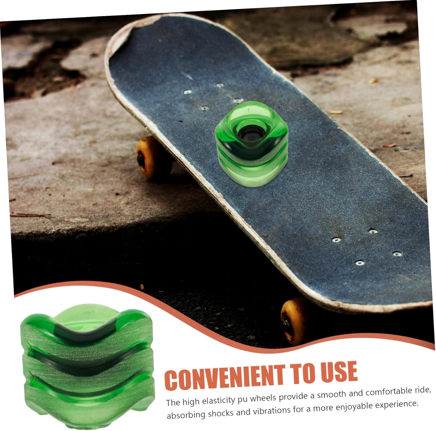 Roues Incurvées de Remplacement BELLIFFY pour Longboard/Roulettes Skateboard 6 Roues Incurvées de Remplacement BELLIFFY pour Longboard/Roulettes Skateboard – Image 6