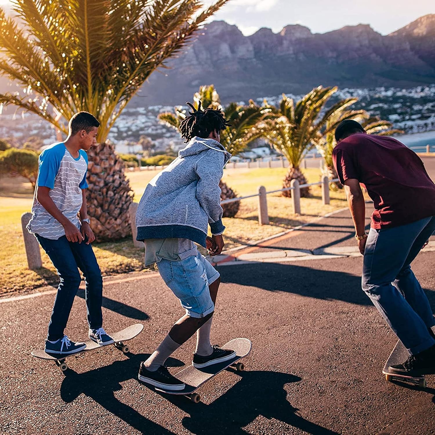 Cruiser Longboard 32" Pintail Surfskate avec Roulements ABEC-11, 8 Couches Érable, Outil en T, pour Adultes Débutants 7 Cruiser Longboard 32" Pintail Surfskate avec Roulements ABEC-11, 8 Couches Érable, Outil en T, pour Adultes Débutants – Image 7