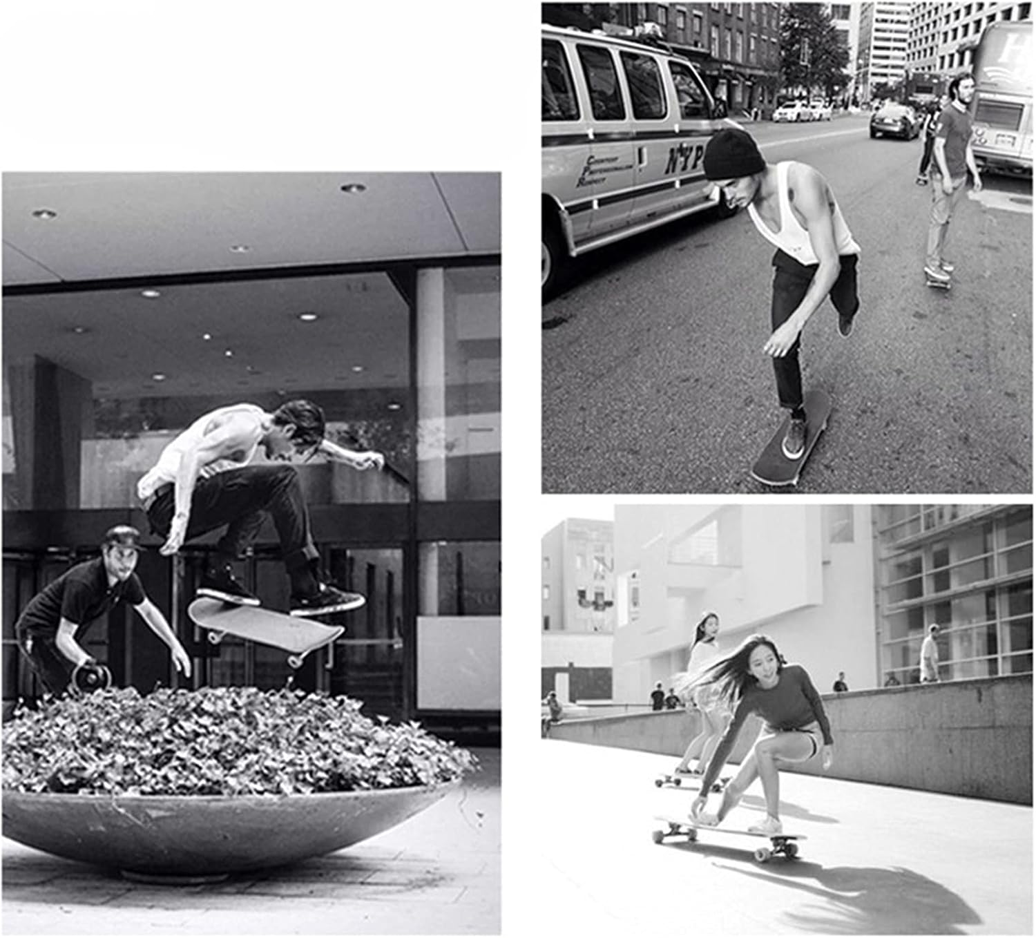 Cruiser Longboard 32" Pintail Surfskate avec Roulements ABEC-11, 8 Couches Érable, Outil en T, pour Adultes Débutants 8 Cruiser Longboard 32" Pintail Surfskate avec Roulements ABEC-11, 8 Couches Érable, Outil en T, pour Adultes Débutants – Image 8