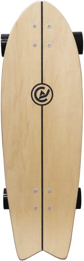 Surfskate Coasto polyvalent : skatepark, street, pumptrack, tout-terrain, cruiser avec trucks optimisés et deck pad transparent. 10 Surfskate Coasto polyvalent : skatepark, street, pumptrack, tout-terrain, cruiser avec trucks optimisés et deck pad transparent. – Image 10