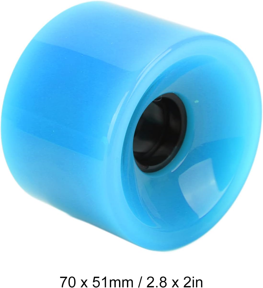 Roues de Longboard 70mm - Lot de 4, Bleu, Antidérapantes et Durables 5 Roues de Longboard 70mm - Lot de 4, Bleu, Antidérapantes et Durables – Image 5