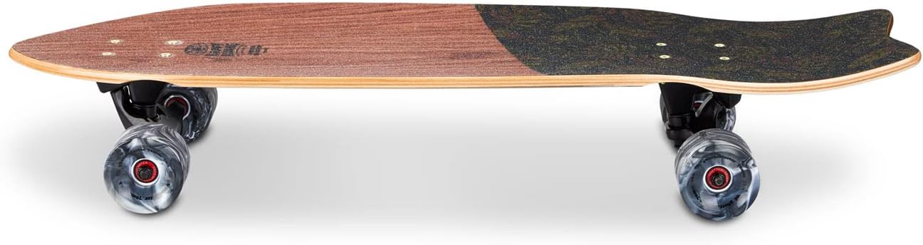 Surfskate Carver Ghettoblaster - Roulements ABEC 11 - Planche 7 couches Acero Canadese et Teak - Idéal Pumping - Enfants et Adultes. 4 Surfskate Carver Ghettoblaster - Roulements ABEC 11 - Planche 7 couches Acero Canadese et Teak - Idéal Pumping - Enfants et Adultes. – Image 4