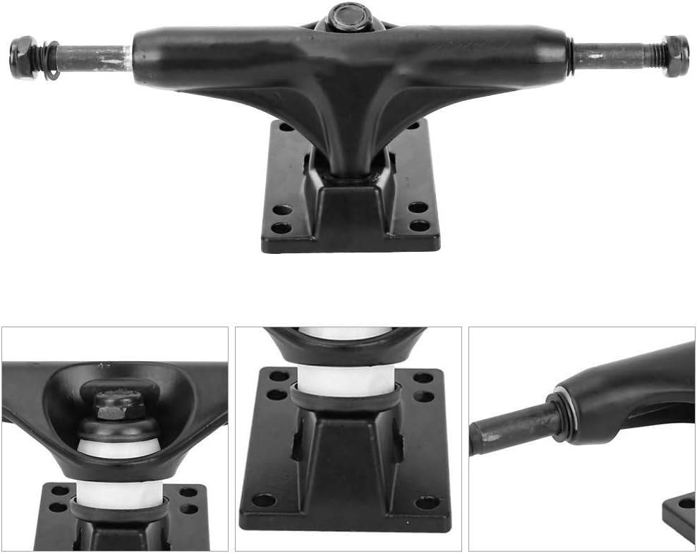 2Pcs Trucks Professionnels Alomejor pour Skateboard et Longboard, 4 Roues 8 2Pcs Trucks Professionnels Alomejor pour Skateboard et Longboard, 4 Roues – Image 8