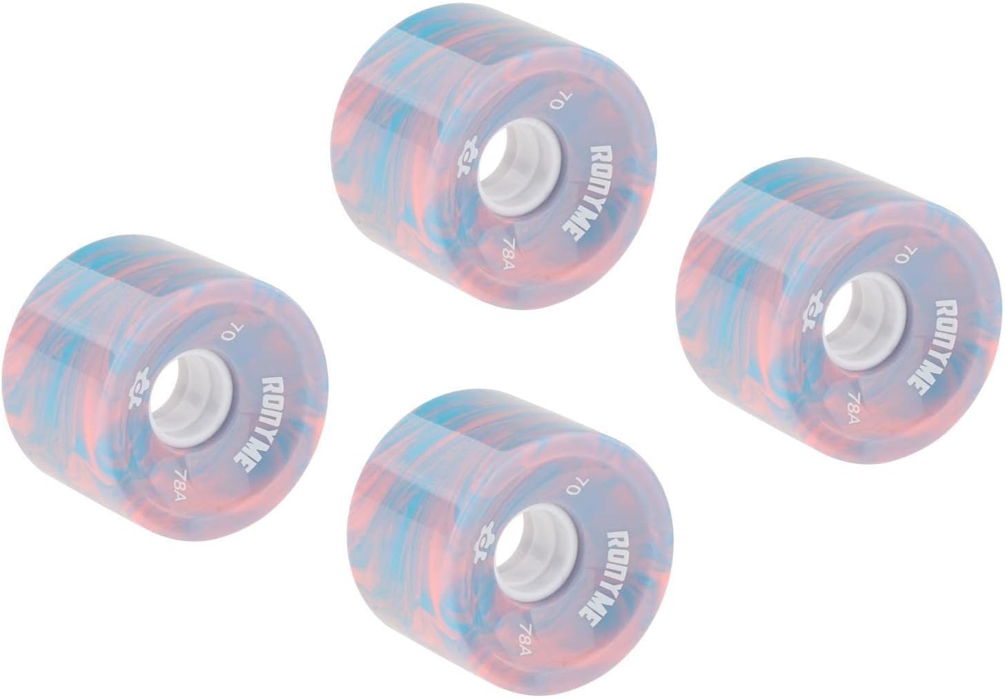 MagiDeal 4X Roues 78A Longboard 70x51mm Remplacement 3 MagiDeal 4X Roues 78A Longboard 70x51mm Remplacement – Image 3