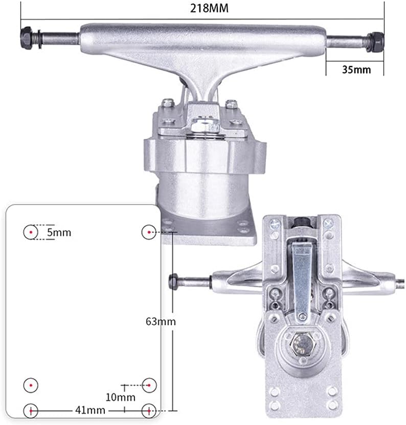 Kit Trucks Surfskate VOMI S7 en Aluminium pour Skateboards et Longboards, avec Accessoires d'Installation 5 Kit Trucks Surfskate VOMI S7 en Aluminium pour Skateboards et Longboards, avec Accessoires d'Installation – Image 5