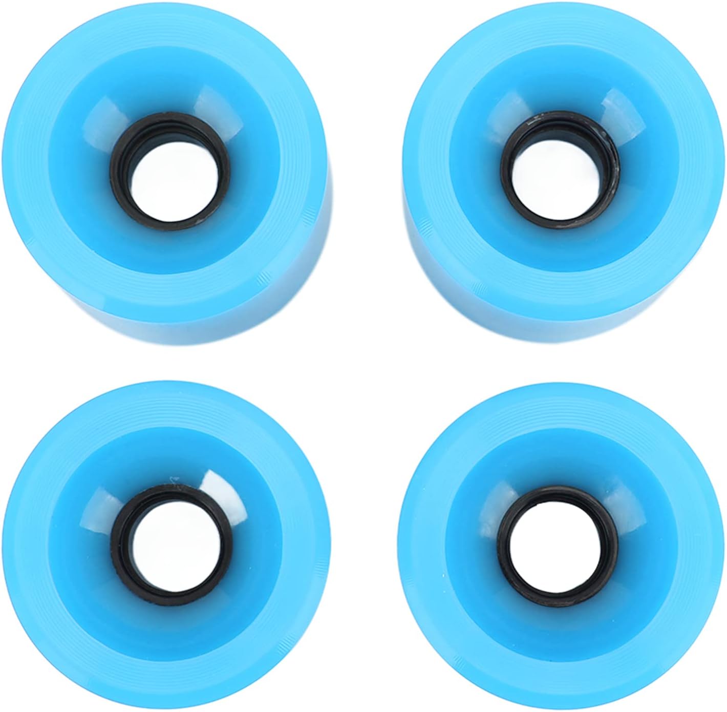 Roues de Longboard 70mm - Lot de 4, Bleu, Antidérapantes et Durables 9 Roues de Longboard 70mm - Lot de 4, Bleu, Antidérapantes et Durables – Image 9