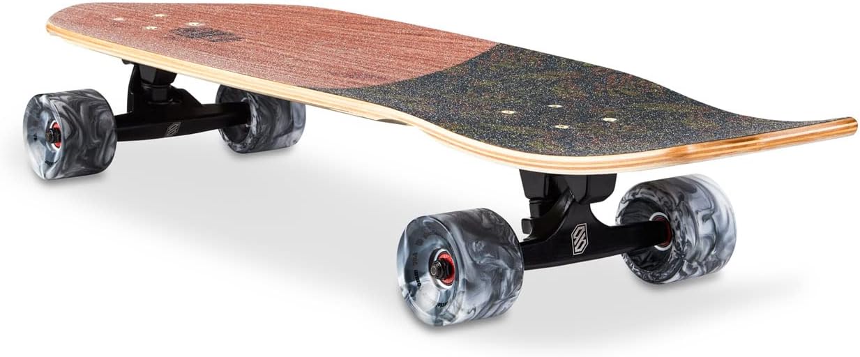 Surfskate Carver Ghettoblaster - Roulements ABEC 11 - Planche 7 couches Acero Canadese et Teak - Idéal Pumping - Enfants et Adultes. 3 Surfskate Carver Ghettoblaster - Roulements ABEC 11 - Planche 7 couches Acero Canadese et Teak - Idéal Pumping - Enfants et Adultes. – Image 3