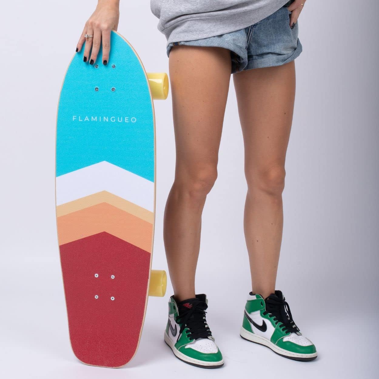 Flamingueo Surfskate - Planche Adulte & Enfant, Roues 80AB, ABEC-7. 5 Flamingueo Surfskate - Planche Adulte & Enfant, Roues 80AB, ABEC-7. – Image 5