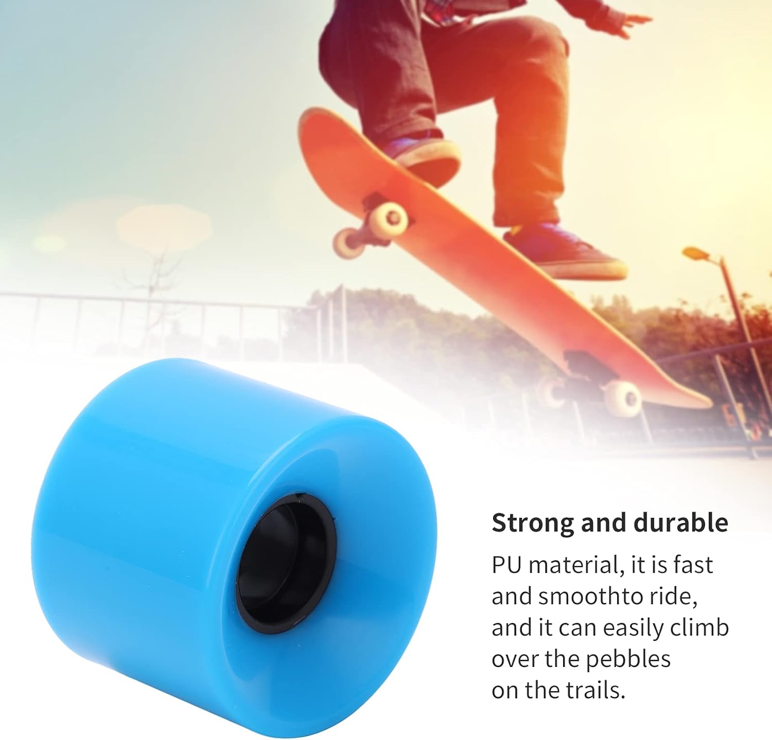 Roues Drfeify 60mm 78A pour Longboard (x4) 5 Roues Drfeify 60mm 78A pour Longboard (x4) – Image 5