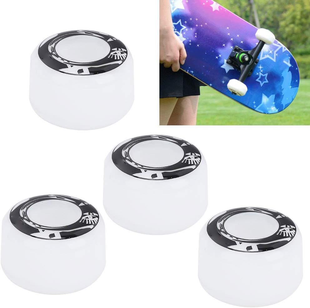 YOUTHINK 4Pcs Roues Skateboard PU 54x36mm (Blanc/Noir) 8 YOUTHINK 4Pcs Roues Skateboard PU 54x36mm (Blanc/Noir) – Image 8