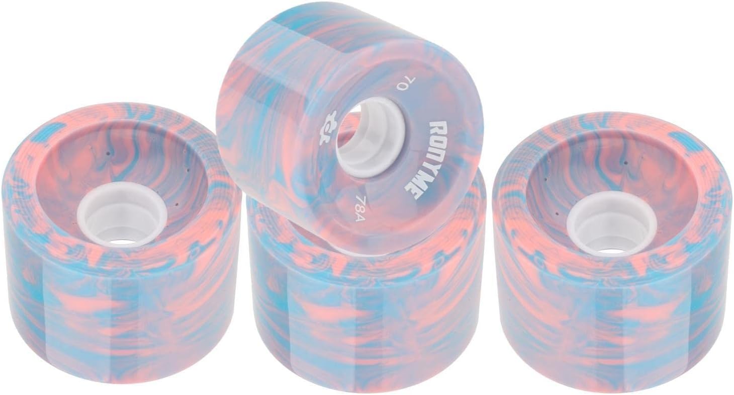 MagiDeal 4X Roues 78A Longboard 70x51mm Remplacement 2 MagiDeal 4X Roues 78A Longboard 70x51mm Remplacement – Image 2