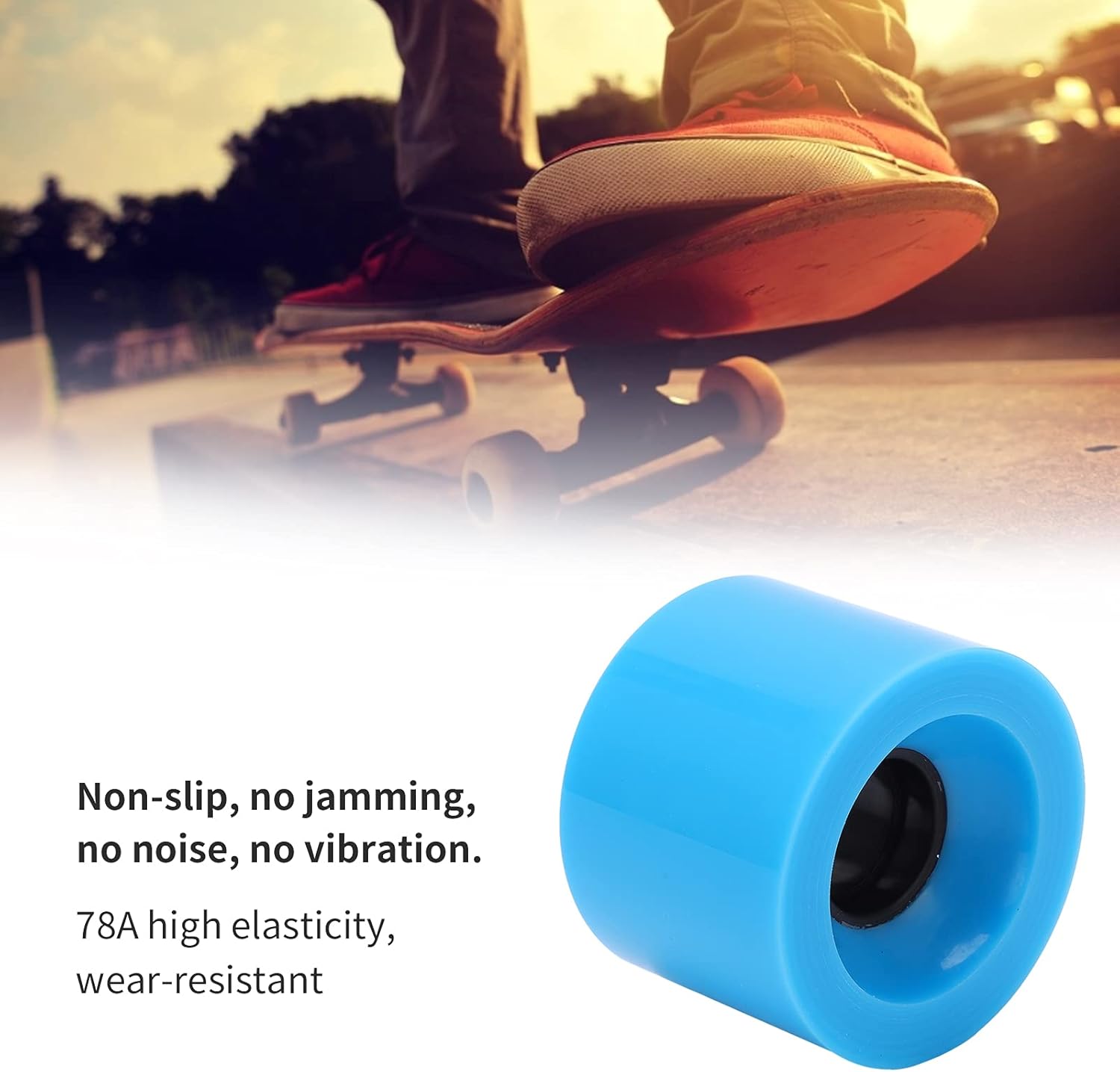 Roues Drfeify 60mm 78A pour Longboard (x4) 4 Roues Drfeify 60mm 78A pour Longboard (x4) – Image 4