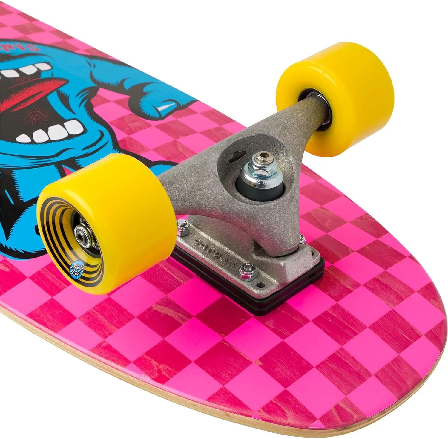 Skateboard complet Santa Cruz Surfskate Factory 76,7 cm, motif à carreaux. 3 Skateboard complet Santa Cruz Surfskate Factory 76,7 cm, motif à carreaux. – Image 3
