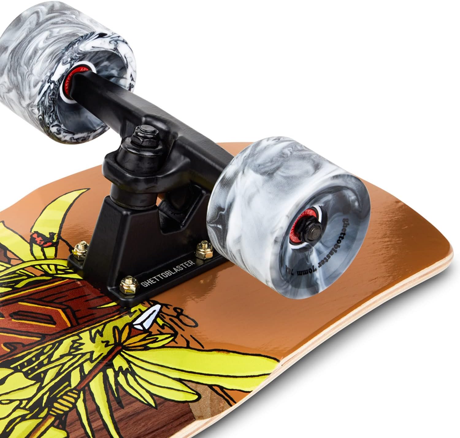 Carver Ghettoblaster Surfskate - Roulements ABEC 11 - Planche 7 couches Acero Canadese & Teak - Idéal pour Pumping - Débutants Enfants & Adultes. 6 Carver Ghettoblaster Surfskate - Roulements ABEC 11 - Planche 7 couches Acero Canadese & Teak - Idéal pour Pumping - Débutants Enfants & Adultes. – Image 6