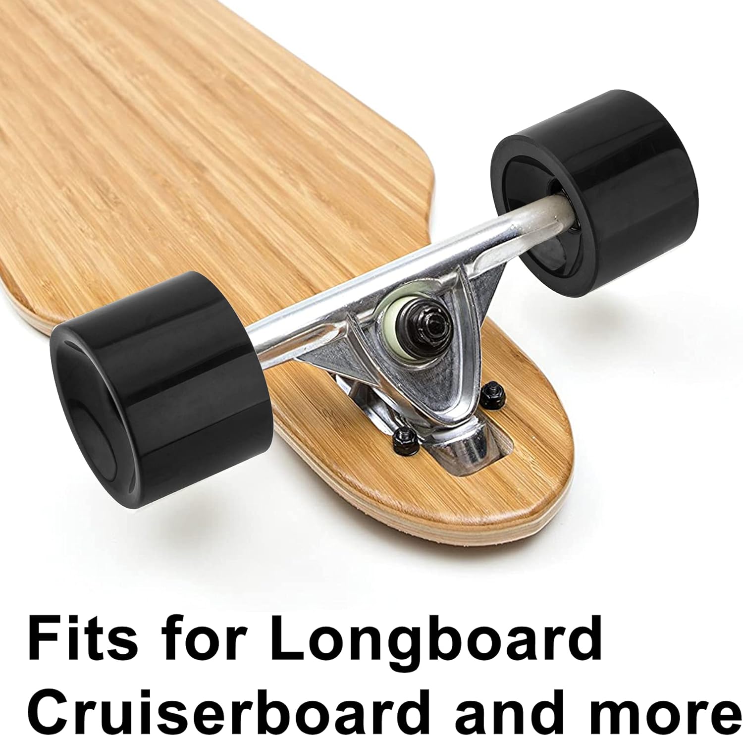 Set de 4 Roues Longboard NONMON 70mm 80A avec Roulements ABEC-9 et Entretoises 4 Set de 4 Roues Longboard NONMON 70mm 80A avec Roulements ABEC-9 et Entretoises – Image 4