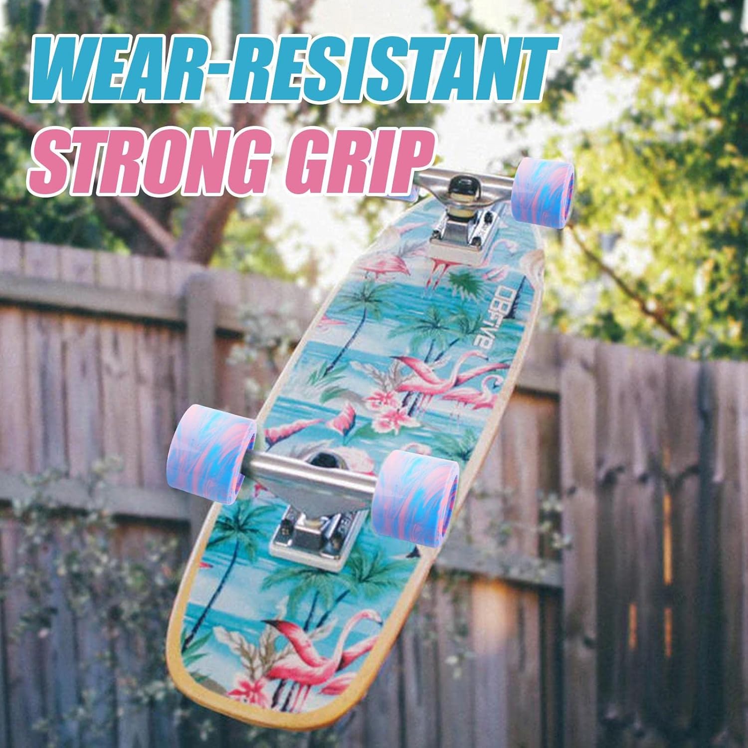 MagiDeal 4X Roues 78A Longboard 70x51mm Remplacement 7 MagiDeal 4X Roues 78A Longboard 70x51mm Remplacement – Image 7