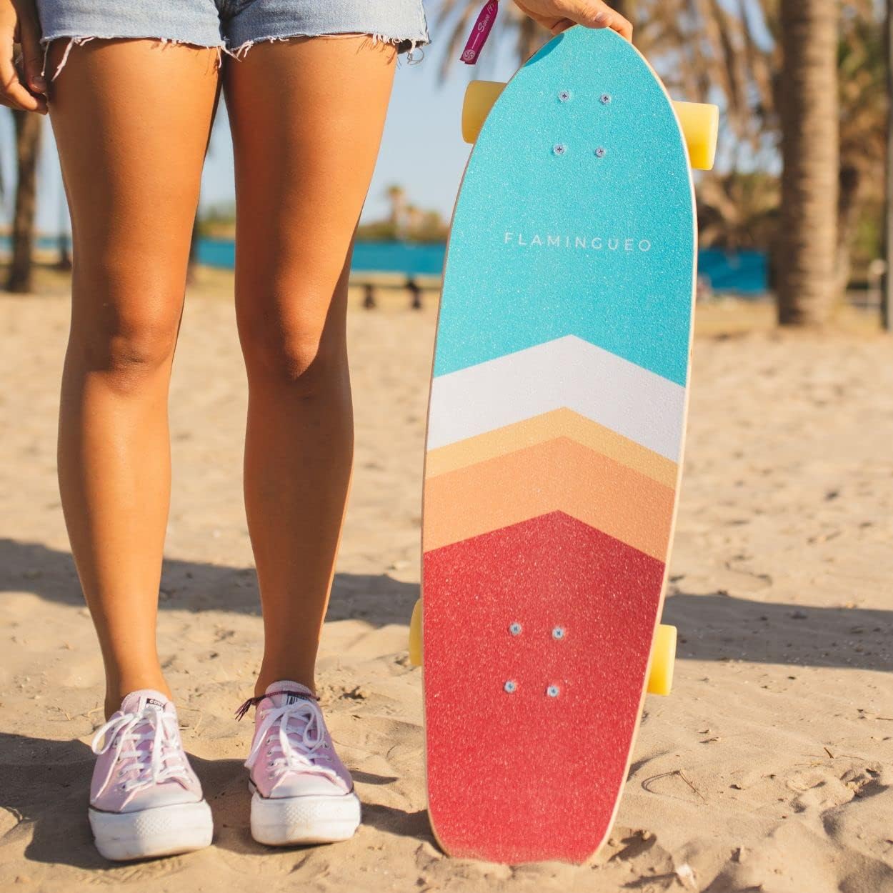 Flamingueo Surfskate - Planche Adulte & Enfant, Roues 80AB, ABEC-7. 2 Flamingueo Surfskate - Planche Adulte & Enfant, Roues 80AB, ABEC-7. – Image 2