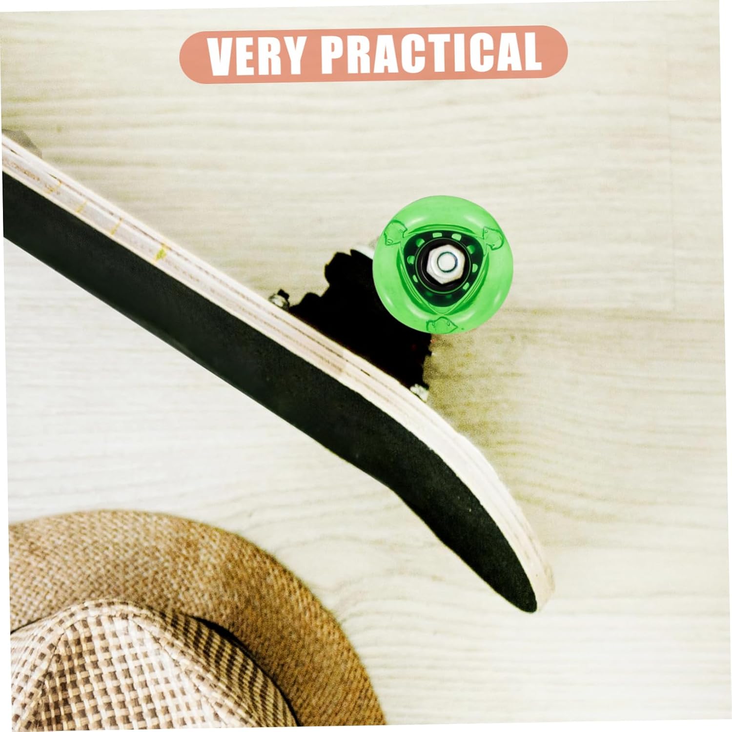 SUPVOX Roue Longboard Incurvée pour Planche à Roulettes 2 SUPVOX Roue Longboard Incurvée pour Planche à Roulettes – Image 2