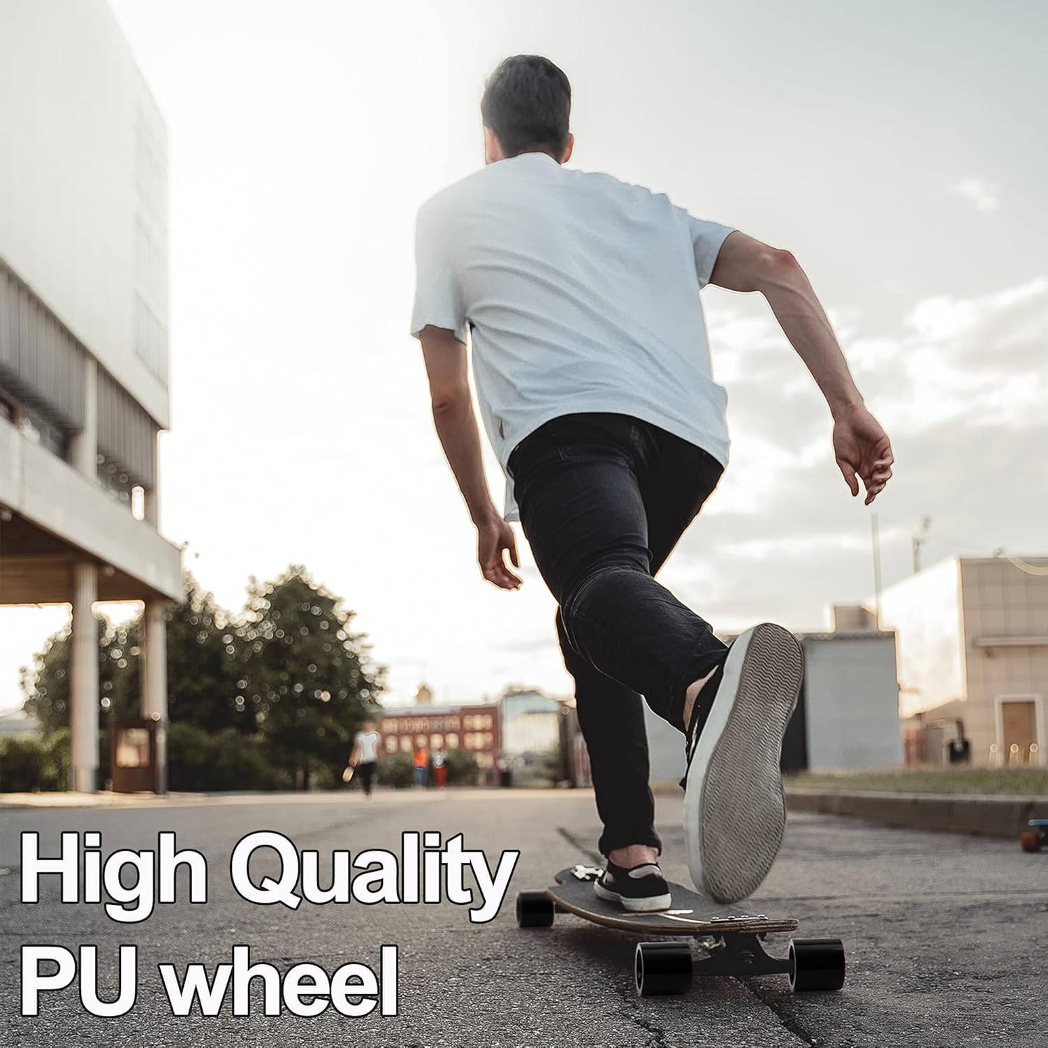 Set de 4 Roues Longboard NONMON 70mm 80A avec Roulements ABEC-9 et Entretoises 5 Set de 4 Roues Longboard NONMON 70mm 80A avec Roulements ABEC-9 et Entretoises – Image 5