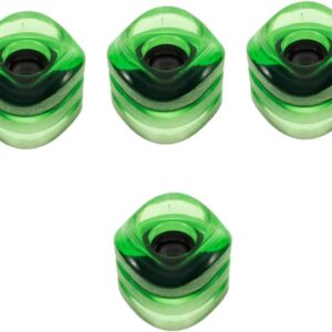 BESPORTBLE - Jeu de 4 Roues Incurvées de Remplacement pour Longboard et Skateboard