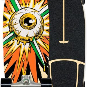 Cruiser Skateboard 30" Surfskate Complet CX4 Érable pour Débutants et Jeunes