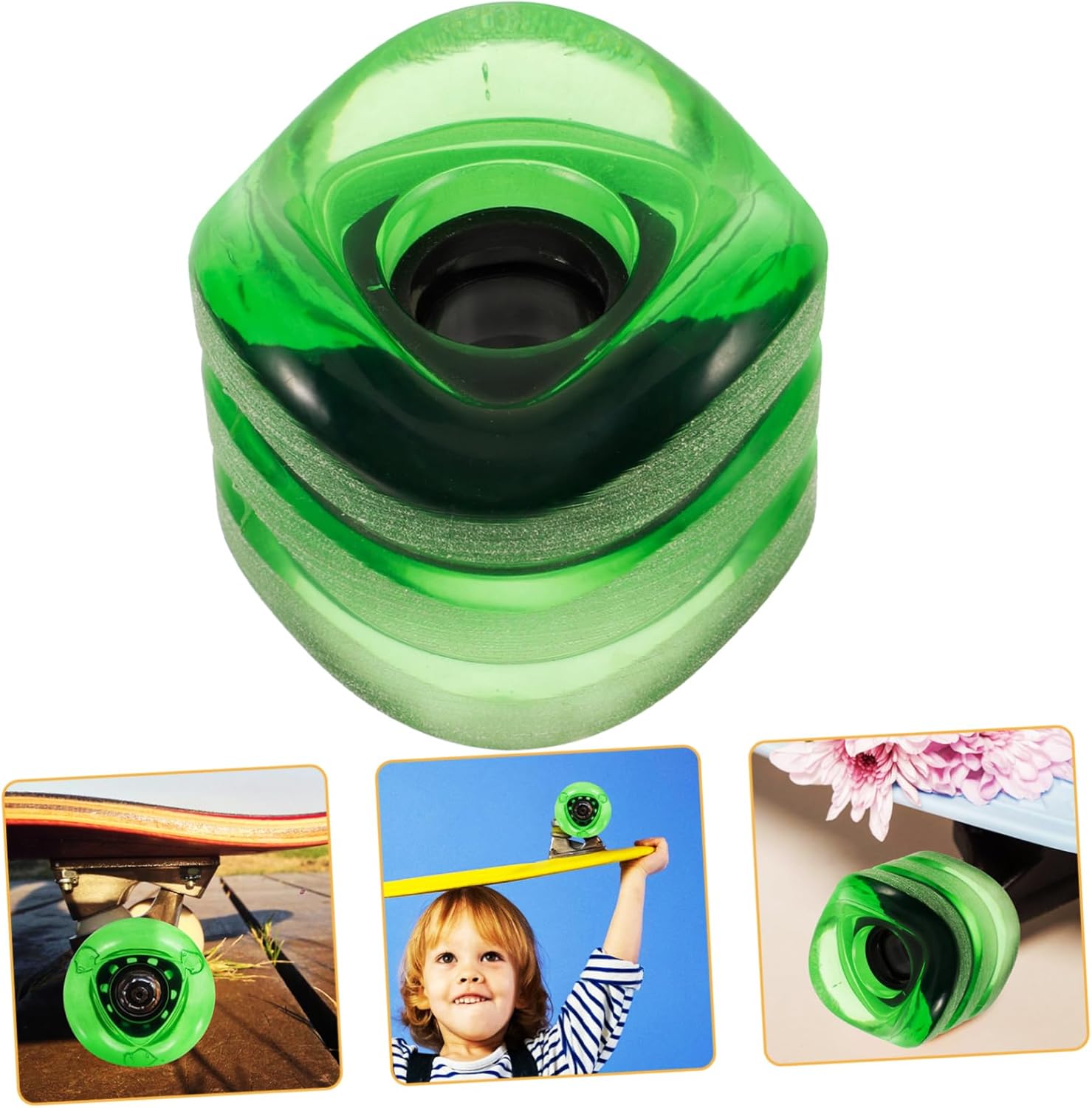 Roue de Skateboard Longboard en Polyuréthane Anneome Importée 1 Roue de Skateboard Longboard en Polyuréthane Anneome Importée