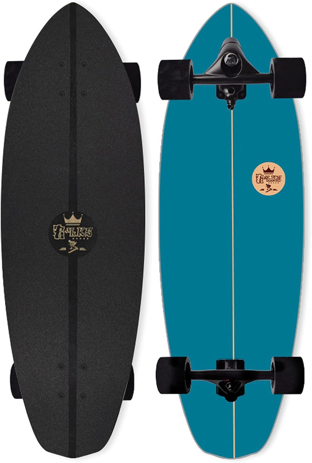 Skateboard Surfskate Carving Pumping CX7 82×26cm, Trucks Flexibles, Deck 7 Couches Érable, Roulements ABEC 11 pour Tous Âges 1 Skateboard Surfskate Carving Pumping CX7 82×26cm, Trucks Flexibles, Deck 7 Couches Érable, Roulements ABEC 11 pour Tous Âges