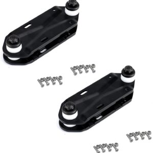 Speesy 2 Adaptateurs Rail pour Surfskate - S'adapte à Toute Planche, Noir