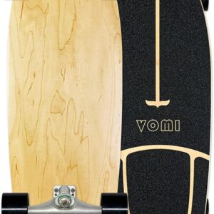 Surfskate Complet 78x24cm, 7 Couches d'Érable, Roulements ABEC pour Tous