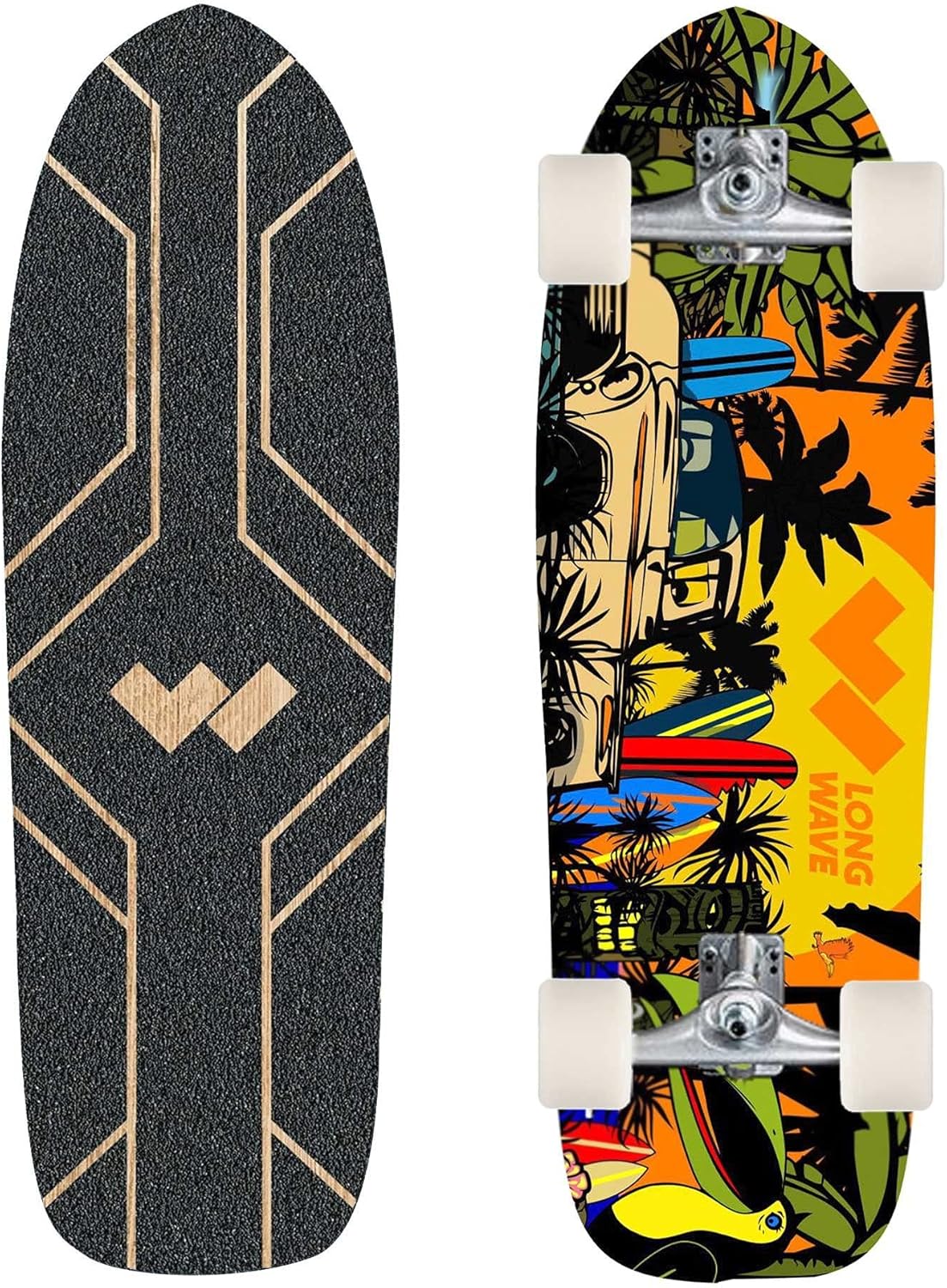 Surfskate Long Wave Habana 32" 1 Surfskate Long Wave Habana 32"