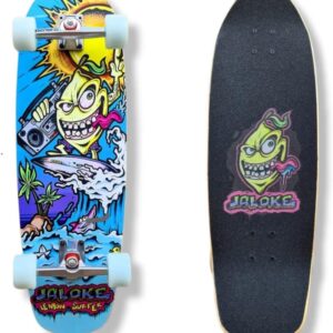 Titre suggéré : "Surfskate Jaloke Lemon Surfer"