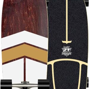 VOMI Surfskate Street Surfing C7 - Skateboard Carving avec Roulements ABEC-11, Deck Erable 75x23.5cm, T-Tool Inclus, pour Adultes et Joueurs Avancés.